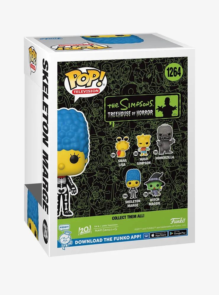 Funko The Simpsons Treehouse Of Horror Pop! Television Skeleton Marge Vinyl Figure