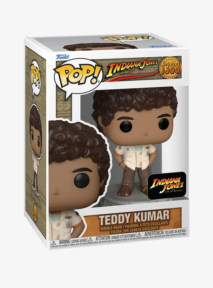 Funko Indiana Jones And The Dial Of Destiny Pop! Teddy Kumar Vinyl Bobble-Head Figure