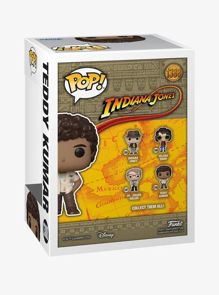 Funko Indiana Jones And The Dial Of Destiny Pop! Teddy Kumar Vinyl Bobble-Head Figure