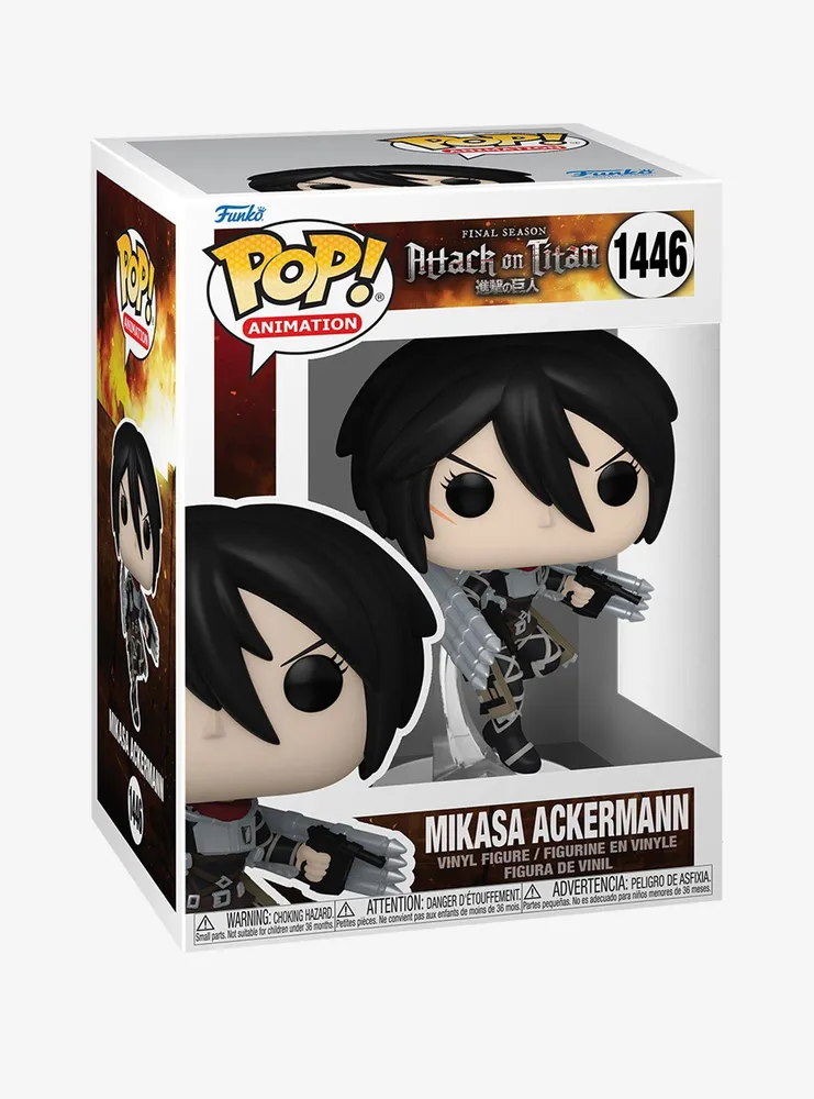 Funko Attack On Titan Final Season Pop! Animation Mikasa Ackermann Vinyl Figure