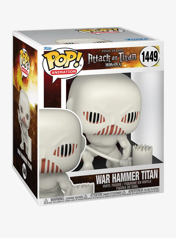 Funko Attack On Titan Final Season Pop! Animation War Hammer Titan Vinyl Figure