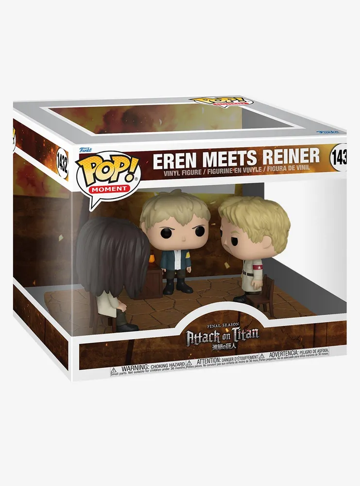 Funko Attack On Titan Pop! Moment Eren Meets Reiner Vinyl Figure