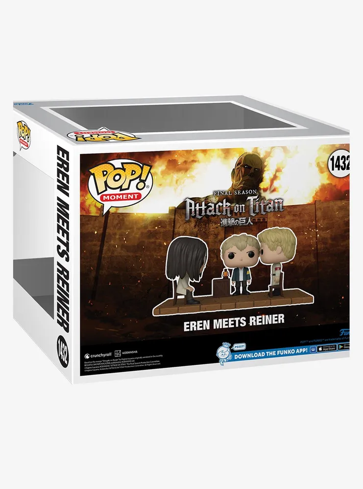 Funko Attack On Titan Pop! Moment Eren Meets Reiner Vinyl Figure