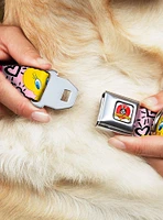 Looney Tunes Tweety Bird I Love You Seatbelt Buckle Dog Collar