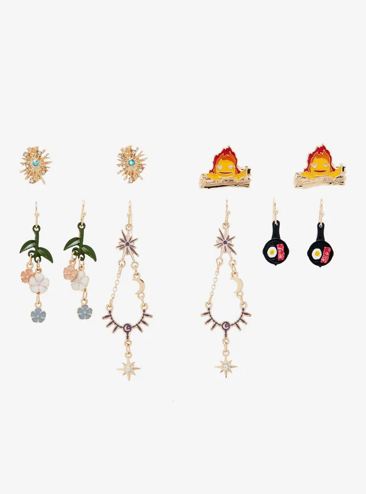 Studio Ghibli Howl's Moving Castle Icons Earring Set - BoxLunch Exclusive