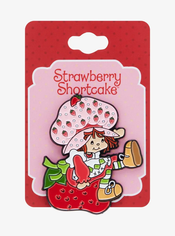 Strawberry Shortcake Sitting Enamel Pin - BoxLunch Exclusive