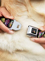 Dog Portraits Stylized Seatbelt Buckle Collar