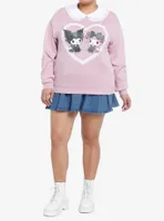 My Melody & Kuromi Lolita Lace Girls Sweatshirt Plus