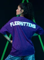 Her Universe Marvel The Marvels Flerkittens Athletic Jersey Girls T-Shirt