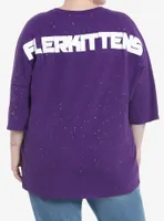 Her Universe Marvel The Marvels Flerkittens Athletic Jersey Girls T-Shirt Plus