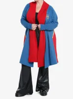 Her Universe Marvel The Marvels Ms. Hooded Scarf Girls Long Cardigan Plus