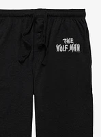 Universal Monsters The Wolf Man Movie Logo Sleep Pants