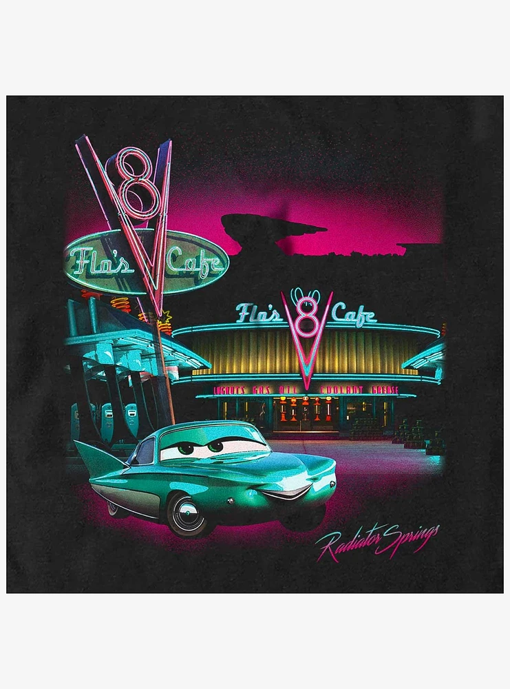 Disney Pixar Cars Flo's Cafe Poster T-Shirt