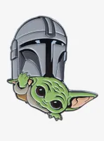 Star Wars The Mandalorian Grogu Peek Enamel Pin