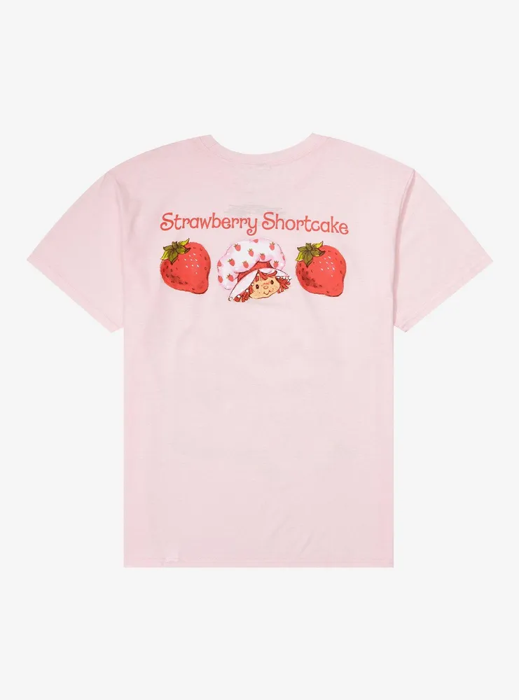 Strawberry Shortcake Double-Sided Boyfriend Fit Girls T-Shirt