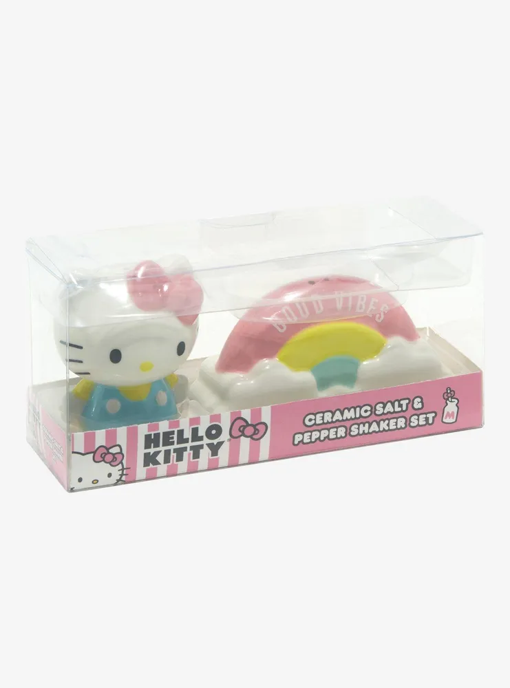 Hello Kitty Good Vibes Ceramic Salt & Pepper Shaker Set