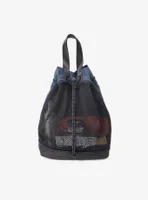 Doughnut Pyramid Go Wild Navy x Grey Convertible Bag