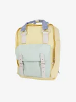 Doughnut Macaroon Monet Buttery x Light Aqua Backpack