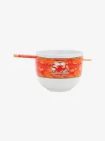 Disney Pixar Monsters, Inc. Sushi Bar Ramen Bowl with Chopsticks and Spoon