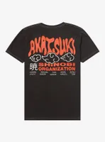 Naruto Shippuden Tonal Akatsuki Group Portrait T-Shirt - BoxLunch Exclusive