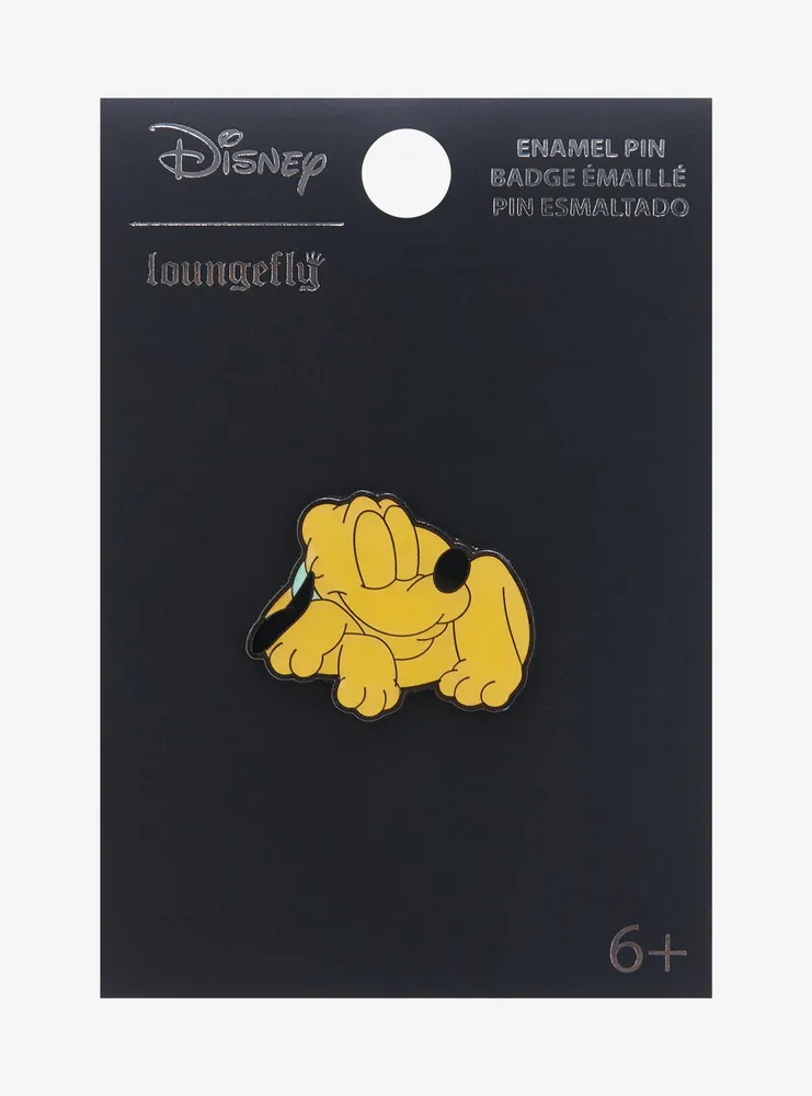 Loungefly Disney Sleeping Pluto Enamel Pin - BoxLunch Exclusive