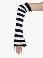 Black & White Stripe Star Arm Warmers