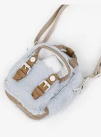 Doughnut Macaroon Tiny Fluffy Stadium Blue Lotus x Hazelnut Mini Crossbody Bag