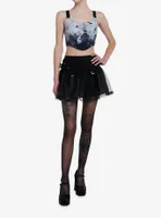 Thorn & Fable Graveyard Lace-Up Girls Crop Corset