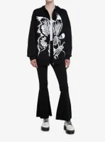 Thorn & Fable Skeleton Fairy Girls Oversized Hoodie