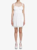 White Angel Wings Lace Cami Dress