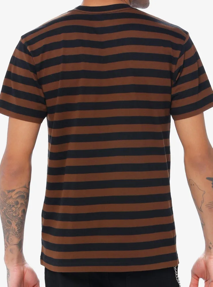 Black & Brown Stripe T-Shirt