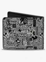 Disney100 Classic Fab Five Characters Collage Bifold Wallet
