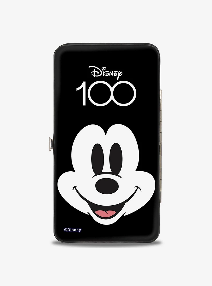 Disney100 Mickey and Minnie Mouse Happy Faces Hinged Wallet