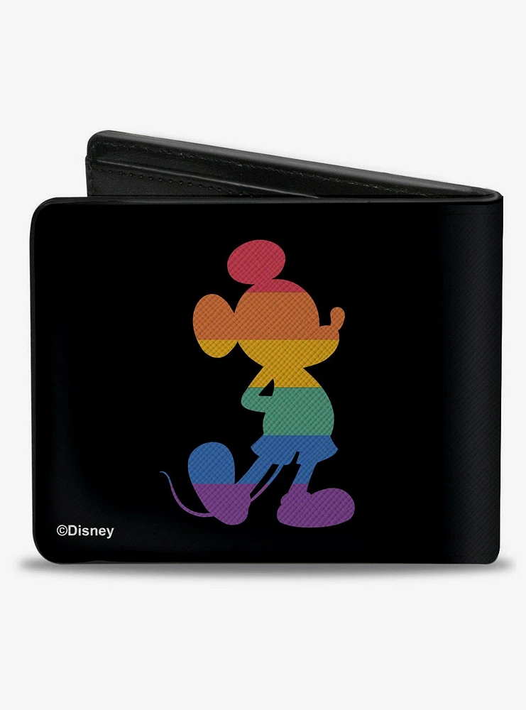 Disney Mickey Mouse Standing Pose and Pride Signature Bifold Wallet