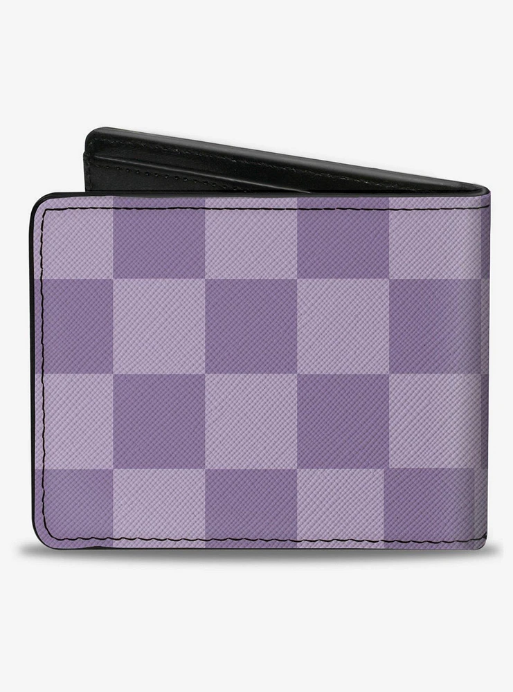 Disney The Proud Family Title Logo Checker Bifold Wallet