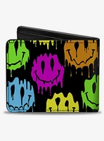 Smiley Face Melted Repeat Bifold Wallet