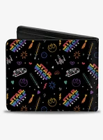 Star Wars Pride Logo and Icons Rainbow Bifold Wallet