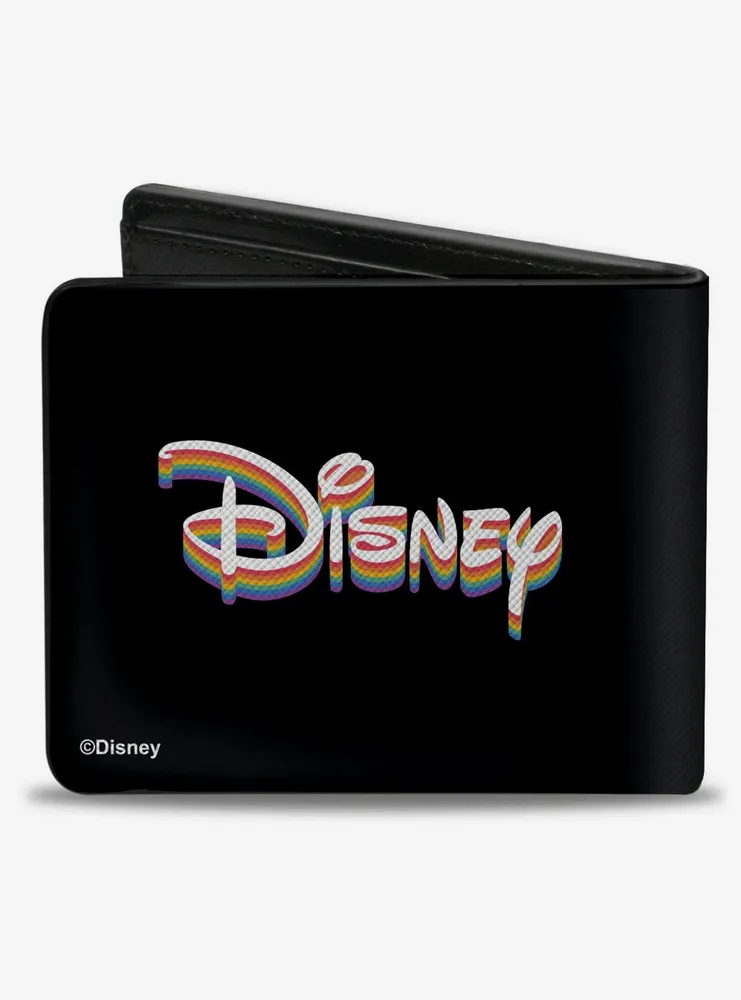 Disney Mickey Mouse Smiling Face and Pride Signature Bifold Wallet