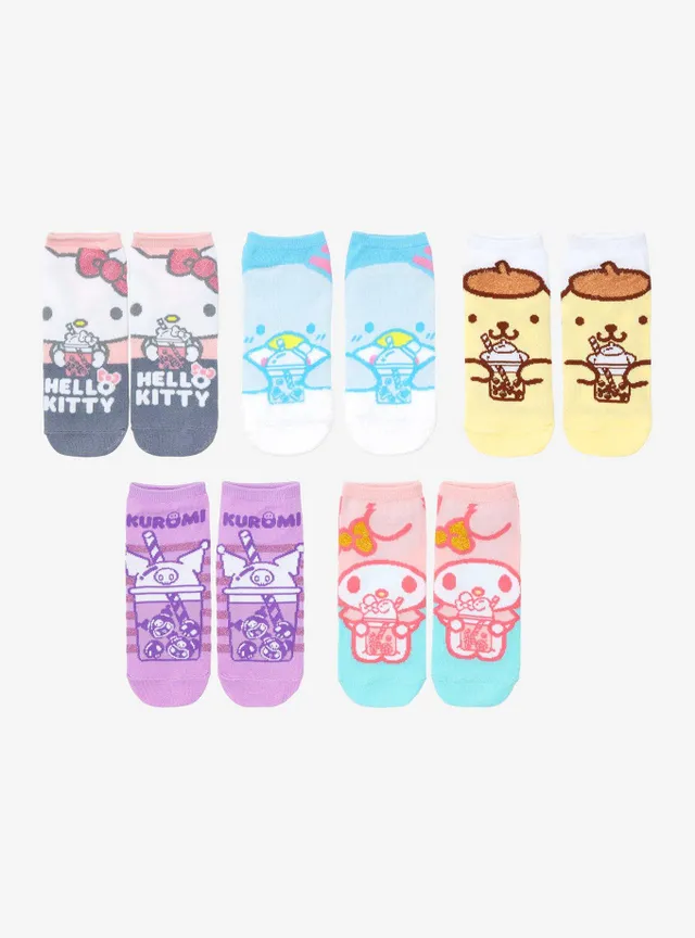 Hot Topic Hello Kitty Mushroom Plush Crew Socks