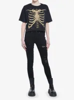 Rib Cage Girls Boxy Crop T-Shirt