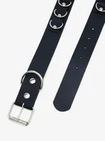 Black & Silver D-Ring Belt