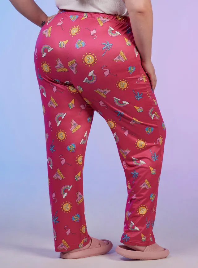 Hot Topic Keroppi Boba Bow Girls Pajama Pants Plus