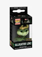 Funko Marvel Loki Pocket Pop Alligator Loki Vinyl Bobble-Head Key Chain Hot Topic Exclusive