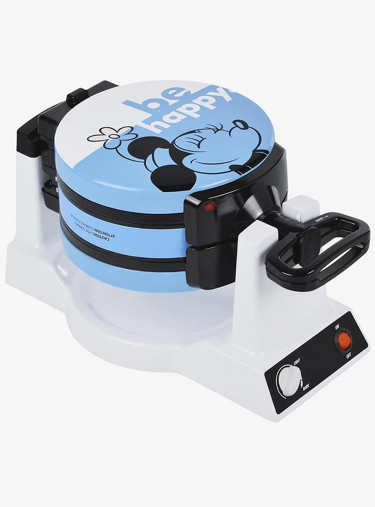 Disney Mickey Mouse And Minnie Mouse Double Flip Waffle Maker