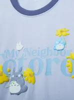 Studio Ghibli My Neighbor Totoro Floral Totoros Long Sleeve T-Shirt - BoxLunch Exclusive