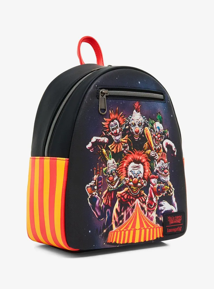 Loungefly Killer Klowns From Outer Space Circus Glow-In-The-Dark Mini Backpack