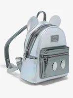 Loungefly Disney100 Mickey Mouse Platinum Mini Backpack