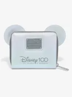 Loungefly Disney100 Mickey Mouse Platinum Mini Zipper Wallet