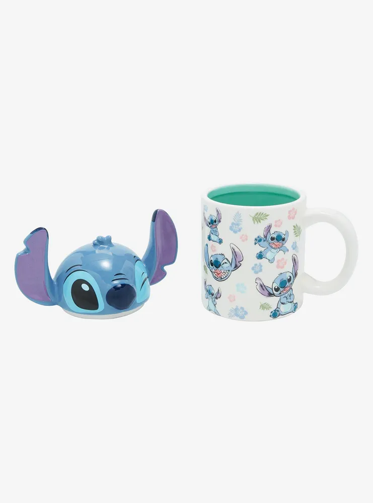 Disney Lilo & Stitch Figural Stitch Mug with Lid