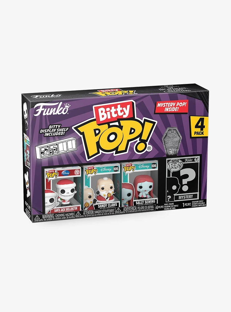 Funko The Nightmare Before Christmas Bitty Pop! Santa Jack Vinyl Figure Set